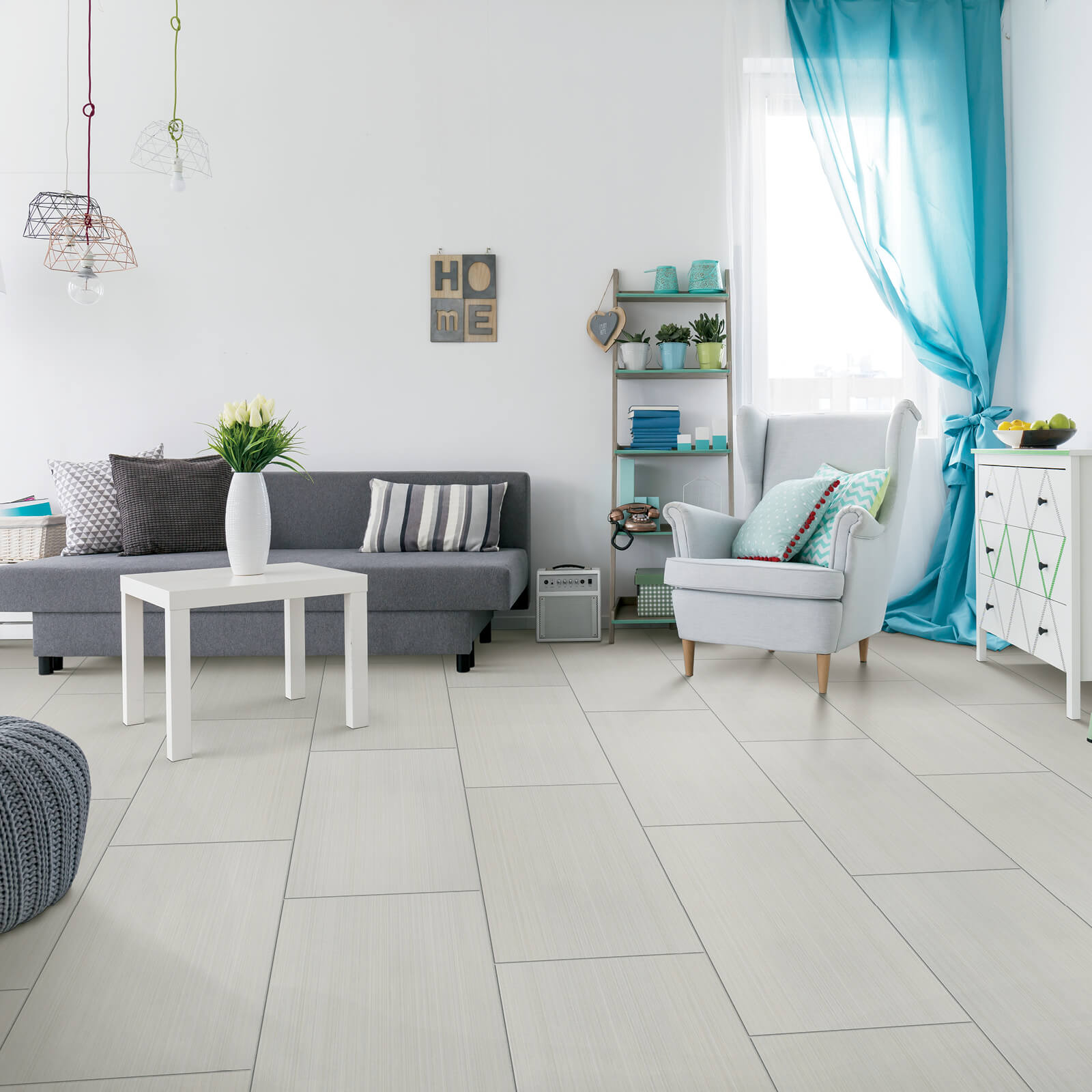 Tile flooring for living room | Carpet Collection